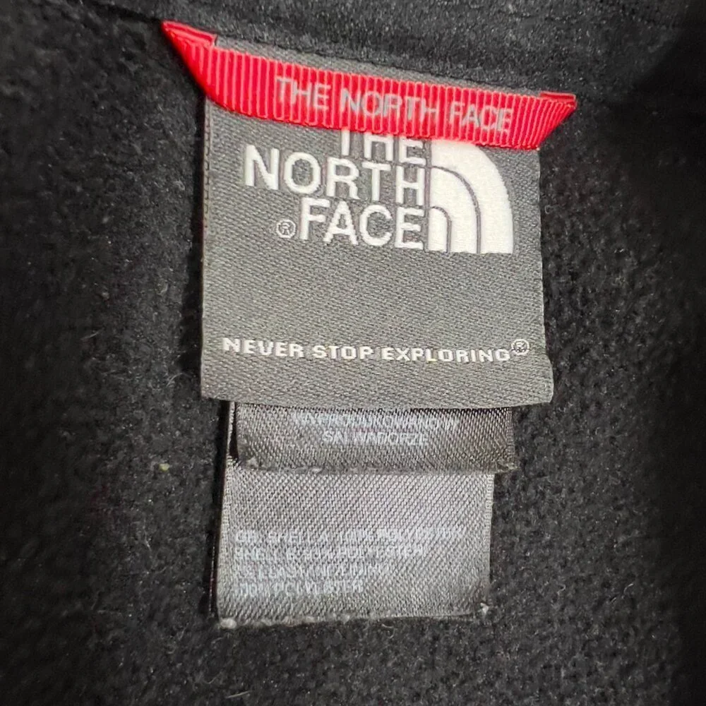 The North Face Men's Large Black 1/4 Zip Pullover Fleece